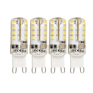 4er - LED Leuchtmittel Stecksockel G9 - 230V - 2