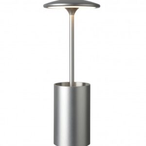 Tischleuchte LED POTT silber - mit Stifteköcher - Ideal für Büro - ...