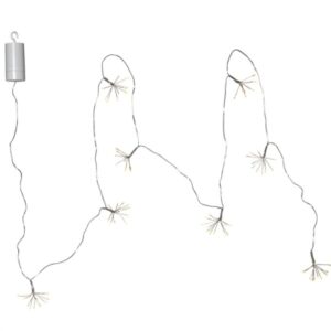LED Lichterkette Dew Drop Blume - 96 Tautropfen LED - 8 Blüten - L:...
