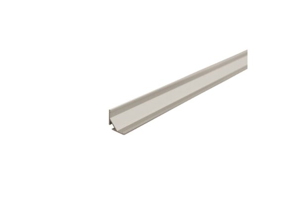 2 Meter LED Aluleiste Corner 45 Grad 11mm Serie Eco Plus Silber