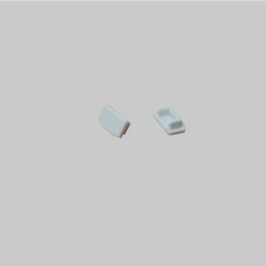Endkappen 2er Set für Aufbau 12mm (weiß) Serie Eco Plus