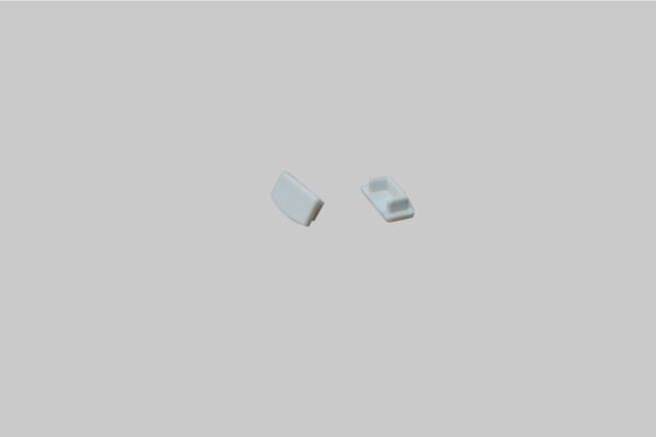 Endkappen 2er Set für Aufbau 12mm (weiß) Serie Eco Plus
