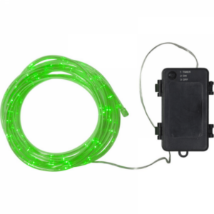 LED-Mini-Lichtschlauch 5m grün - outdoor - 50 LEDs - Batteriebox - ...