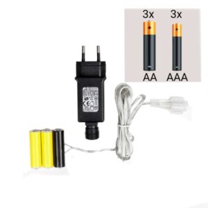 Netzadapter für Batterieartikel  (3xAA oder 3x AAA) - Batterie Elim...