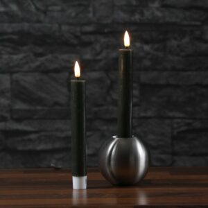 LED Stabkerzen MIA - Echtwachs - realistische 3D Flamme - H: 15cm -...