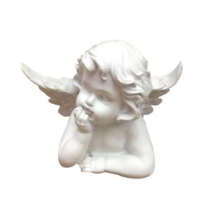 Engel liegend nachdenklich - Gartenfigur - Grabschmuck - H: 20