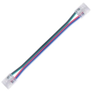 COB Verbinder mit Kabel für 12mm RGBW LED Streifen 5 POL