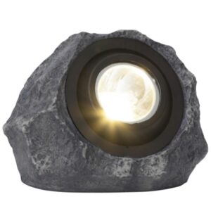 LED Solar Felsen ROCKY - Spot mit warmweißer LED -Dämmerungssensor ...
