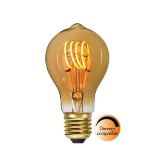 Dekoration LED Tropfenlampe "Amber Spiral Filament"- E27- ultra war...