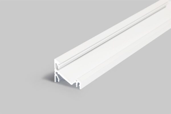 2 Meter LED Profil Corner 30 Grad weiss lackiert ohne Abdeckung 14mm Serie L