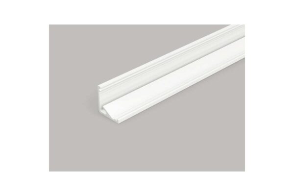 2 Meter LED Aluleiste Corner 30 - 60 Grad Serie ECO weiss