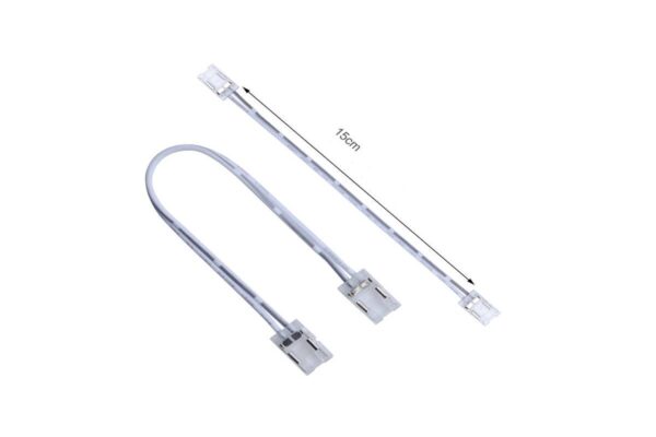 LED Verbinder mit Kabel Slim für 10mm LED Streifen 2 POL