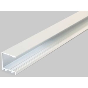 4 Meter LED Alu Profil Aufbau breit 03 weiß lackiert 30mm Serie Varia