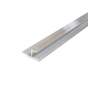 2 Meter LED Profil Einputz Flex 10mm Rohaluminium ohne Abdeckung Serie Eco