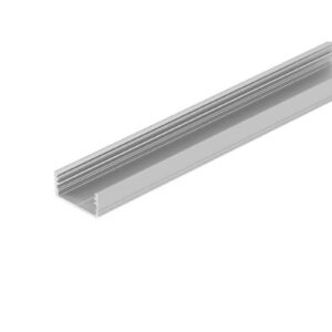 4 Meter LED Alu Profil Aufputz 14mm Serie ECO Silber eloxiert