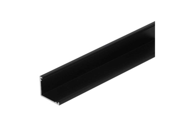 2 Meter LED Aluleiste Corner Duo Serie ECO schwarz eloxiert