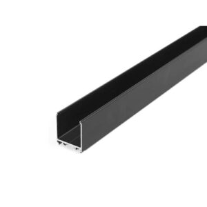 3 Meter LED Aluprofil Varia 08 schwarz eloxiert