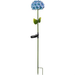 LED Solarstab Hortensie - 27 kaltweiße LED - H: 77cm