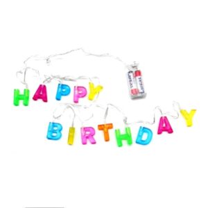 LED Lichterkette HAPPY BIRTHDAY - 13 warmweiße LED - L: 1