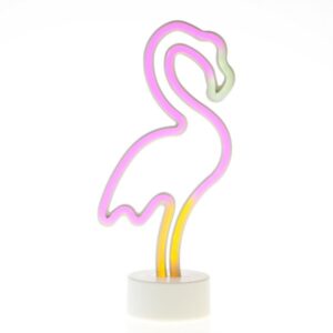 LED NEON Figur FLAMINGO - Neonlicht - H: 30cm - Batterie oder USB B...