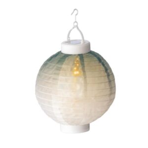 LED Solar Lampion - Flammeneffekt - 12 warmweiße LED - H: 23cm - D:...