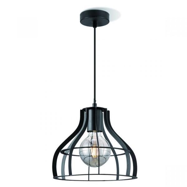 Deckenlampe BLANK 25cm - schwarz - E27