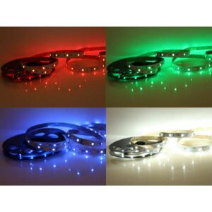 5 Meter LED Band 12V 5050 RGBW RGB + Kaltweiss 60 Leds/M IP20