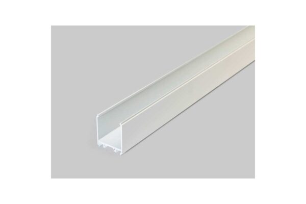 2 Meter LED Aluprofil Varia 08 weiss lackiert