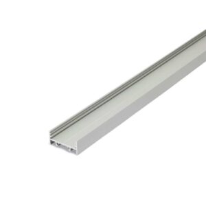 2 Meter LED Alu Profil Aufbau breit 01 Silber eloxiert 30mm Serie Varia