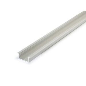 2 Meter LED Alu Profil Einbau breit 06 Silber eloxiert 30mm Serie Varia