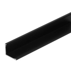 2 Meter LED Aluleiste Corner Duo Serie ECO schwarz eloxiert