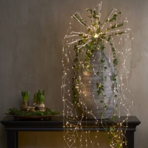 LED Lichtervorhang - Lichterschmuck - Lichterbouquet - 20 Stränge -...