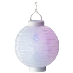 LED Solar Lampion - Flammeneffekt - RGB Farbwechsel - H: 23cm - D: ...