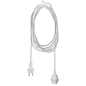 Kabel mit E27 Lampenfassung -  für Lampenschirme/Hängeleuchten - fü...