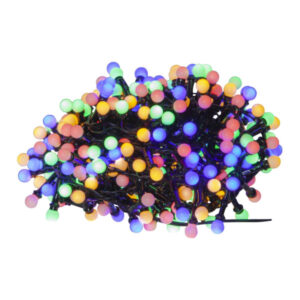 LED Lichterkette Berry Mini - 300 bunte opale LED - 6m - 8 Funktion...